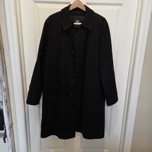 William Wallace Mens Trench Coat 40R Removable Lining